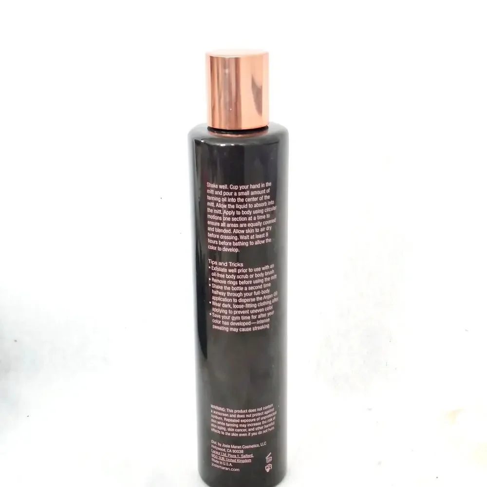 Josie Maran Argan Liquid Gold Self Tanning Oil Mango Clementine 8.6 oz. 80% Full